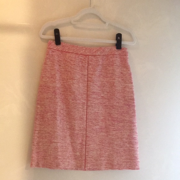 Ann Taylor Dresses & Skirts - Ann Taylor Silk Pink Tweed Skirt